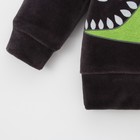 Комплект Крошка Я: джемпер и брюки "Динозавр", серый, рост 74-80см - Фото 6