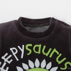 Комплект Крошка Я: джемпер и брюки "Динозавр", серый, рост 92-98см - Фото 3
