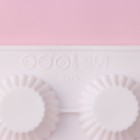 Форма для конфет и шоколада Доляна «Круг. Риб», силикон, 28×24.3×2 см, 30 ячеек (d=3.3 см), белая - Фото 5