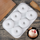 Форма для муссовых десертов и выпечки Доляна «Пончик», 28,5×19 см, 6 ячеек, цвет белый - Фото 1