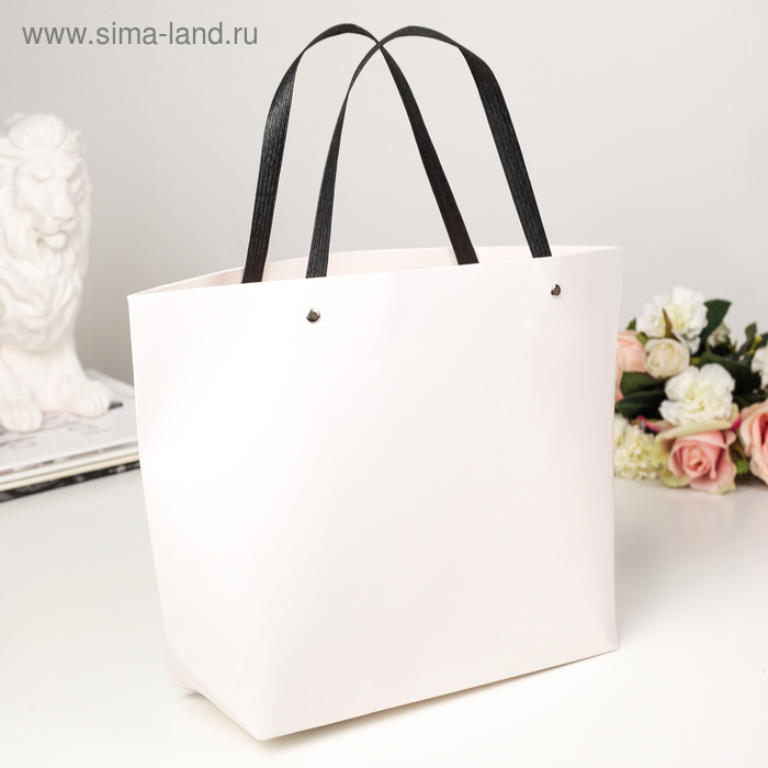 Пакет Крафт сумка 35 х 24 х 10 см - Фото 1