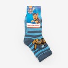 Щенячий патруль. Носки PAW PATROL "Гончик", синий/голубой, 16-18 см (комплект 2 шт) - фото 20806847