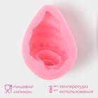 Молд для заливки 3D «Ракушка», силикон, 8.5×6×4.1 см, розовый - Фото 2