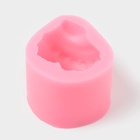 Молд для заливки 3D «Ракушка», силикон, 8.5×6×4.1 см, розовый - Фото 3