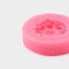 Молд для заливки Доляна «Цветок», силикон, 4.5×4.5×1.4 см, розовый - Фото 4