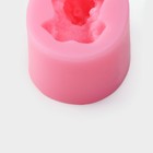 Молд Доляна «Собака», силикон, 5,4×4,3 см, цвет розовый - Фото 3