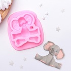 Молд «Слон», 9×10,5 см - Фото 1