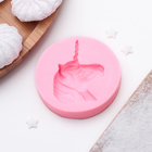 Силиконовый молд «Единорог», 6,3×1,4 см, цвет МИКС - фото 24349040