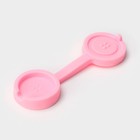 Силиконовый молд «Пуговка», 9,5×2,9 см, цвет розовый - Фото 3