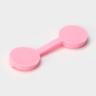 Силиконовый молд «Пуговка», 9,5×2,9 см, цвет розовый - Фото 4