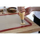 Коврик для выпечки армированный Доляна, силикон, 40×60 см, бежевый - Фото 4