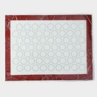 Армированный коврик для макаронс Доляна «Макарон», силикон, 40×30 см - фото 8379895