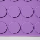 Форма для шоколада Доляна «Круг», силикон, 27,7×17,3×1 см, 24 ячейки (d=3,4 см), цвет МИКС - Фото 4