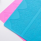 Силиконовый коврик для айсинга Доляна «Пики», 2 полосы, 38,2×19,2 см, цвет МИКС - Фото 3