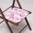 Подушка на стул Амор розовый 35х35см, канвас/спанбонд - Фото 1