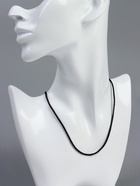 Шнурок нейлоновый d=1.5 мм, 43 см + удлинитель, чёрный - Фото 2