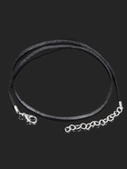 Шнурок нейлоновый d=1.5 мм, 43 см + удлинитель, чёрный  (артикул 455218)  большой выбор товаров оптом и в розницу по низким ценам с доставкой