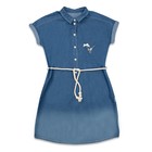 Платье для девочки, рост 122 см, цвет голубой ПЛ204 - Фото 1