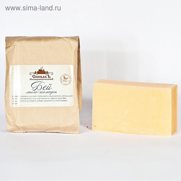 Мыло-шампунь ручной работы СпивакЪ "Бей", 100 г - Фото 1