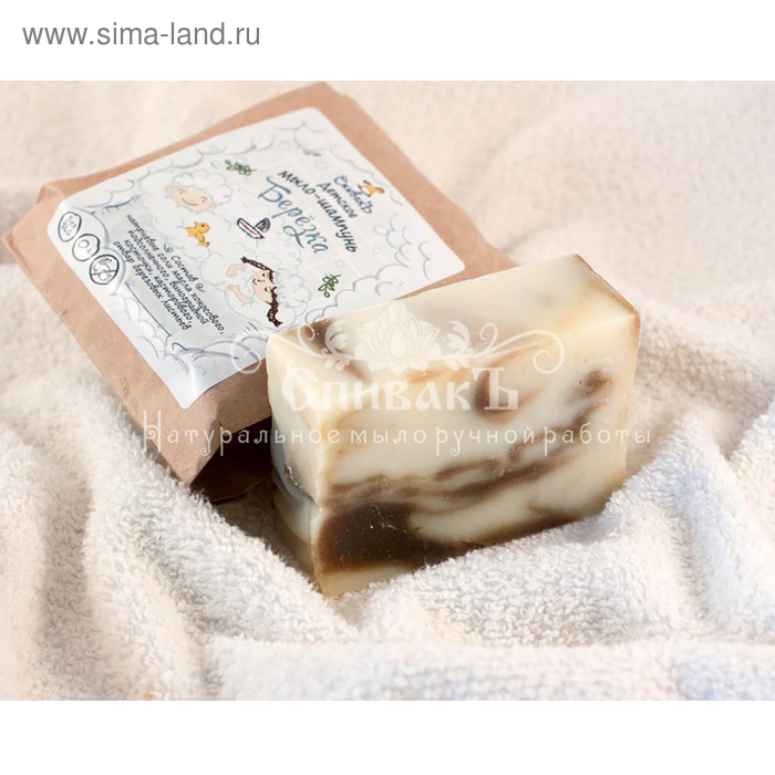 Детское мыло-шампунь СпивакЪ "Березка", 100 г - Фото 1