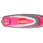 Самокат стальной ZH-1, колеса PU d=110 мм, ABEC 7, свет, цвет серый/розовый - Фото 5