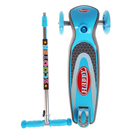 Самокат стальной, колёса световые PU d=110 мм, ABEC 7, цвет серый/синий - Фото 6