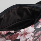 Сумка женская, отдел с перегородкой на молнии, наружный карман, цвет чёрный/розовый - Фото 5