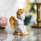 Сувенир-статуэтка "Ангел сидящий" 10 см - Фото 2