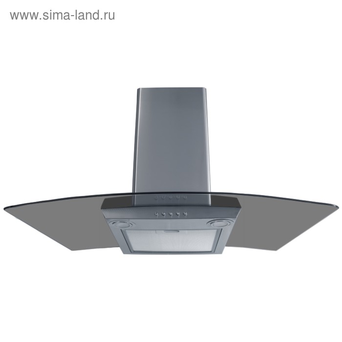 Вытяжка Kuppersberg KAMINOX 90 X 4HPB,  800 куб.м/ч, 3 скорости, серебристый/темное стекло - Фото 1