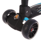 Самокат стальной FY-D2B, колёса PU d=130 мм, ABEC 7, свет, цвет синий - Фото 3