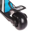 Самокат стальной FY-D2B, колёса PU d=130 мм, ABEC 7, свет, цвет синий - Фото 4