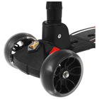 Самокат стальной FY-D2B, колёса PU d=130 мм, ABEC 7, свет, цвет красный - Фото 3