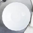 Тарелка глубокая Доляна «Дива», 600 мл, d=17,5 см, стеклокерамика, цвет белый - Фото 2