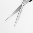 Ножницы парикмахерские с упором, лезвие — 7 см, цвет чёрный - фото 8216315