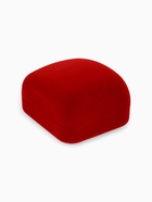 Футляр под кольцо, серьги «Классический», бархатный, 5×5.5 см, красный - Фото 4