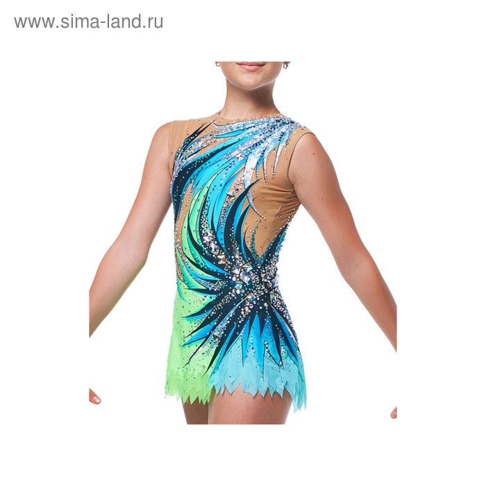 Купальник «На гребне волны», размер 44, 200 страз, MIX - Фото 1