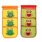 Карман настенный для хранения «Веселые картинки», 3 отделения, цвет МИКС - Фото 1