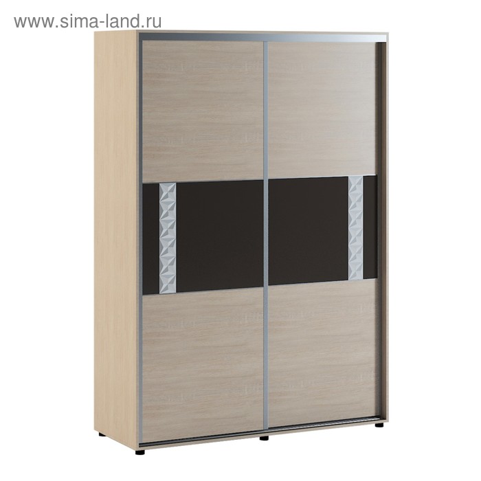 Шкаф-купе Куба, 1500х610х2300, Дуб сонома - Фото 1