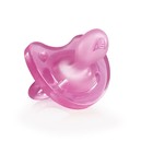Пустышка силиконовая ортодонтическая Physio Soft,от 6 до 12 мес., цвет розовый - Фото 2