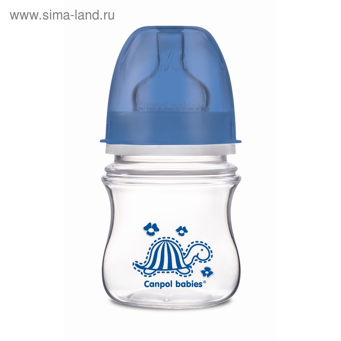 Бутылочка для кормления PP EasyStart антиколиковая, широкое горло, 120 мл, от 3 мес., цвет МИКС - Фото 1