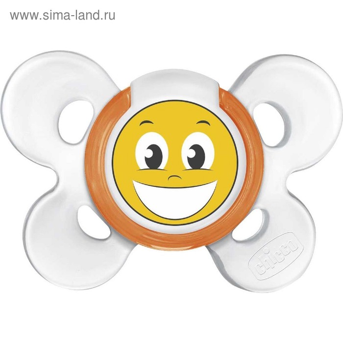 Пустышка силиконовая ортодонтическая Phisio Comfort Smile, от 12 мес. - Фото 1