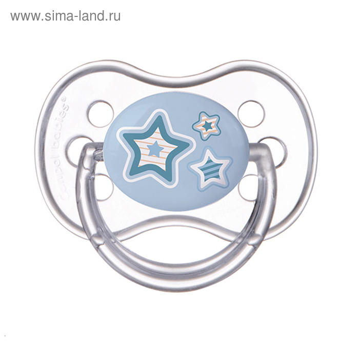 Пустышка силиконовая круглая Newborn baby, от 0 до 6 мес., цвет МИКС - Фото 1