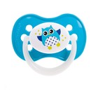 Соска - пустышка силиконовая симметричная Owl, от 0 до 6 мес., цвет МИКС - Фото 2
