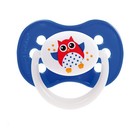 Соска - пустышка силиконовая симметричная Owl, от 0 до 6 мес., цвет МИКС - Фото 3
