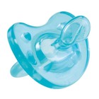 Пустышка силиконовая ортодонтическая Physio Soft, от 0 до 6 мес., цвет голубой - Фото 1
