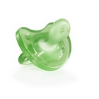 Пустышка силиконовая ортодонтическая Physio Soft, от 0 до 6 мес., цвет зелёный - Фото 1