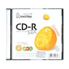 Диск CD-R Smartbuy Fresh-Orange, 52х, 700 Мб, Slim, 5 шт - Фото 2