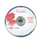 Диск CD-RW Smartbuy, 12х, 700 Мб, спайка, 100 шт - Фото 2