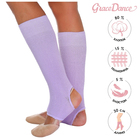 Гетры для гимнастики и танцев Grace Dance №5, длина 30 см, цвет сиреневый - Фото 1