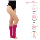 Гетры для танцев Grace Dance №5, длина 30 см, цвет фуксия - фото 10622261